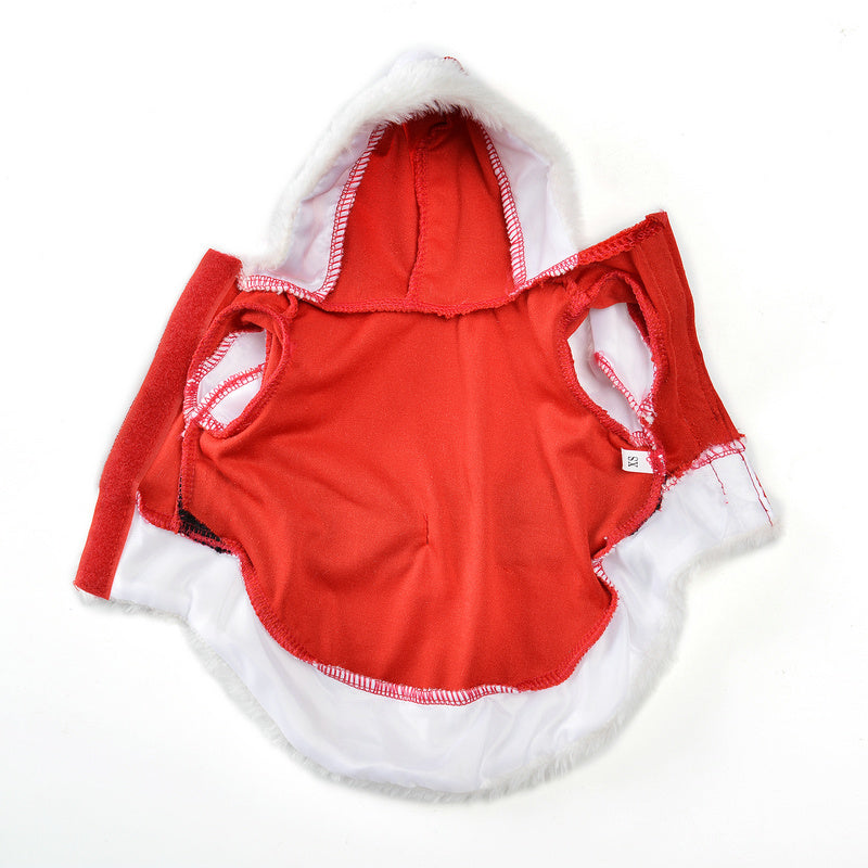 Christmas Dog Costume with Hooded Coat for Pets
